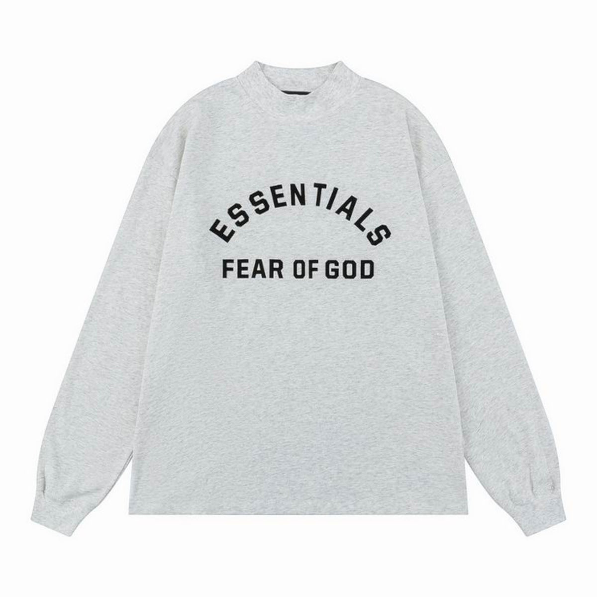 Arch Logo Mock-Neck Long Sleeve T-Shirt