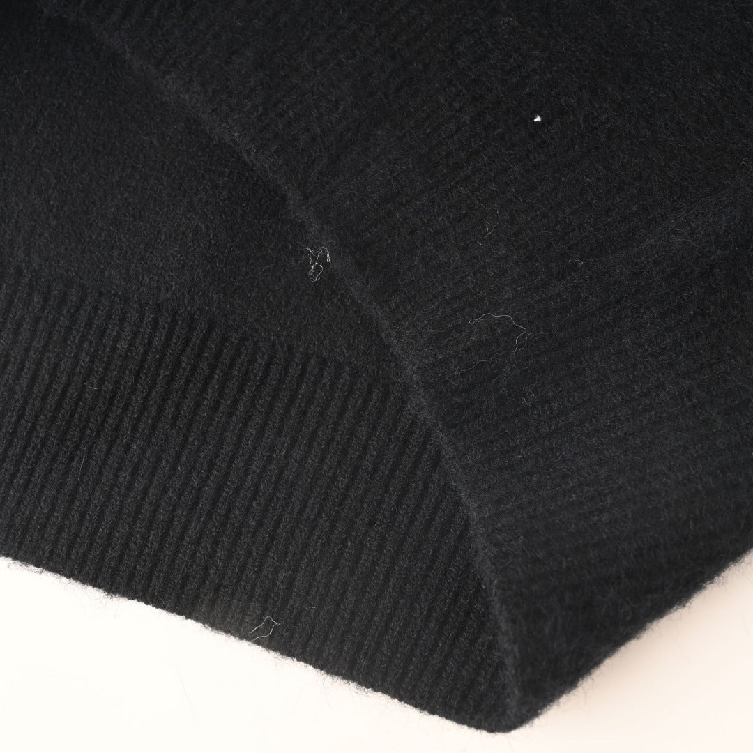 Sweat 90's Jacquard Noir & Natural