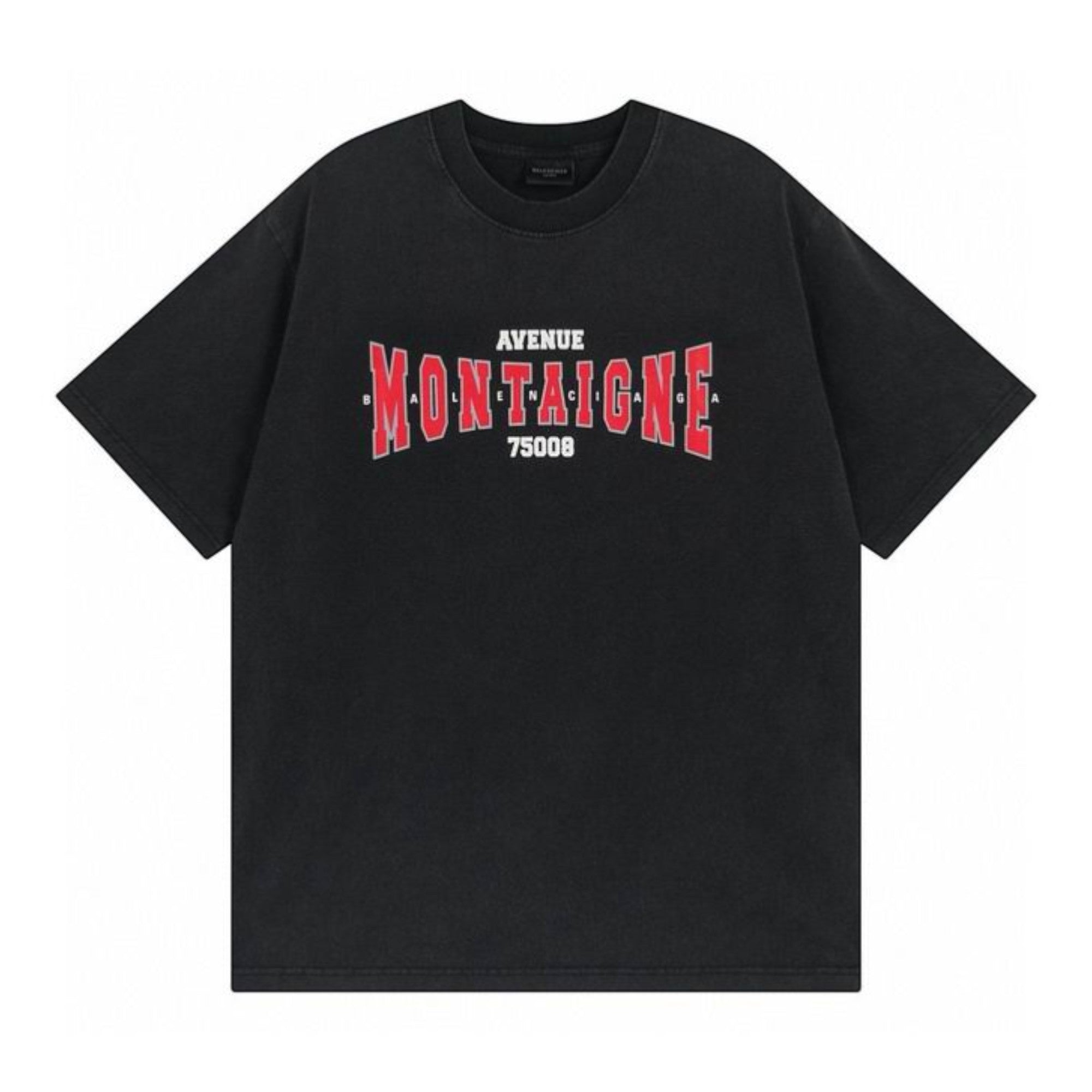 Montaigne T-Shirt Stained Black