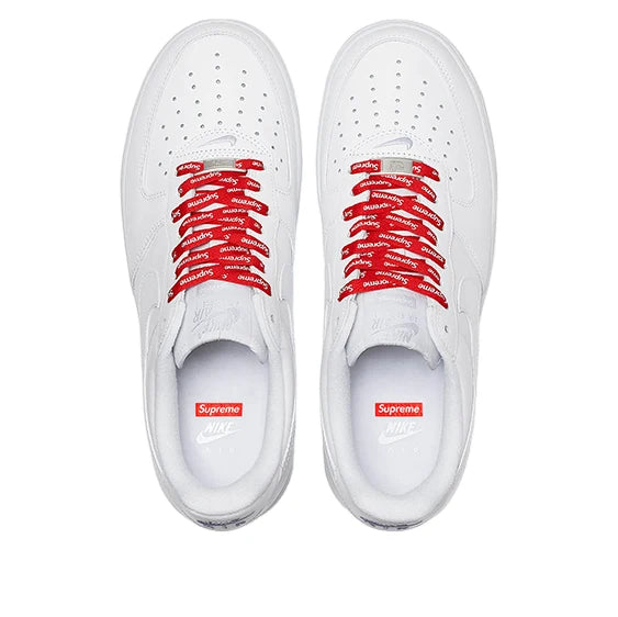Air Force 1 Low x Supreme Box Logo White