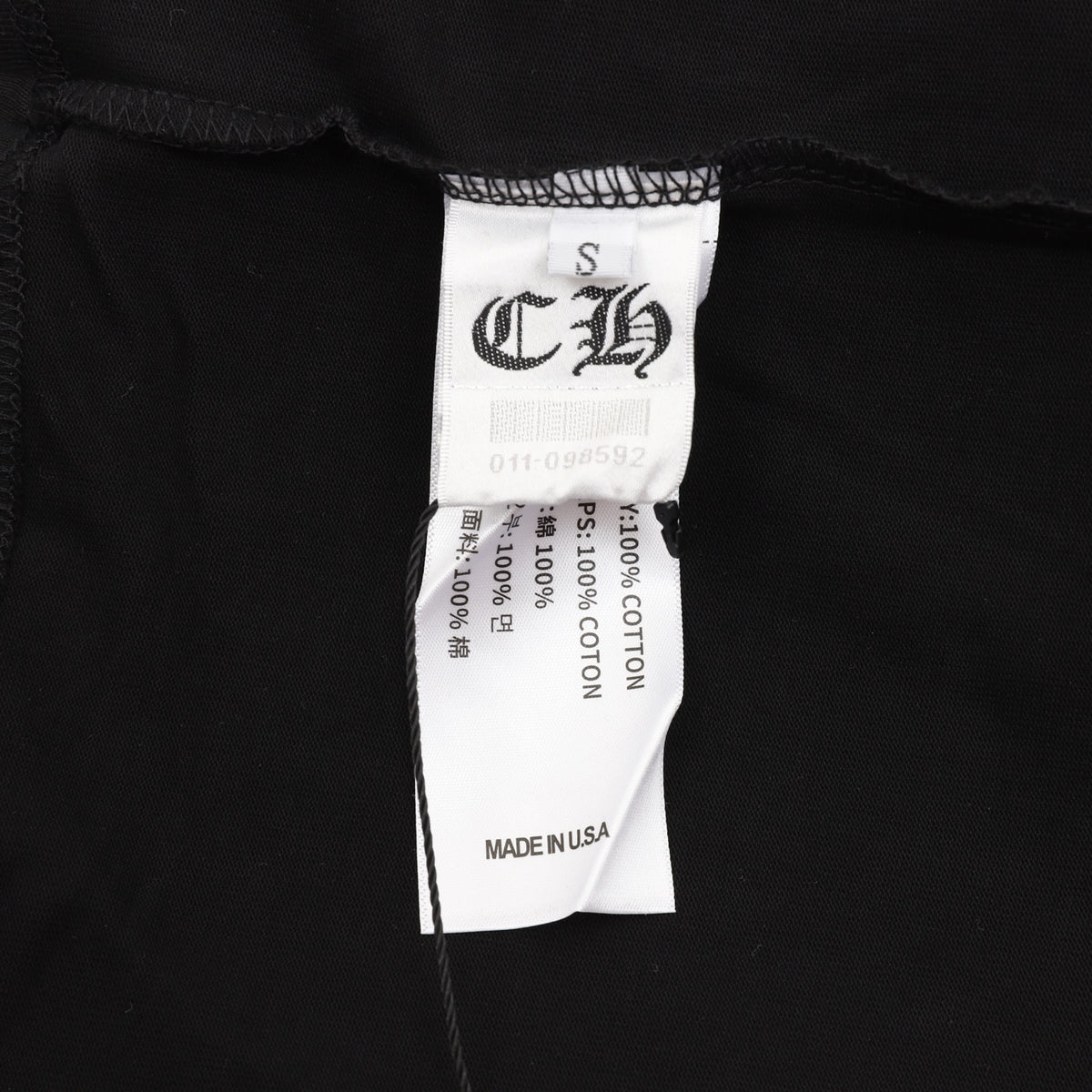 Hollywood Long Sleeve Pocket T-Shirt Black & Orange