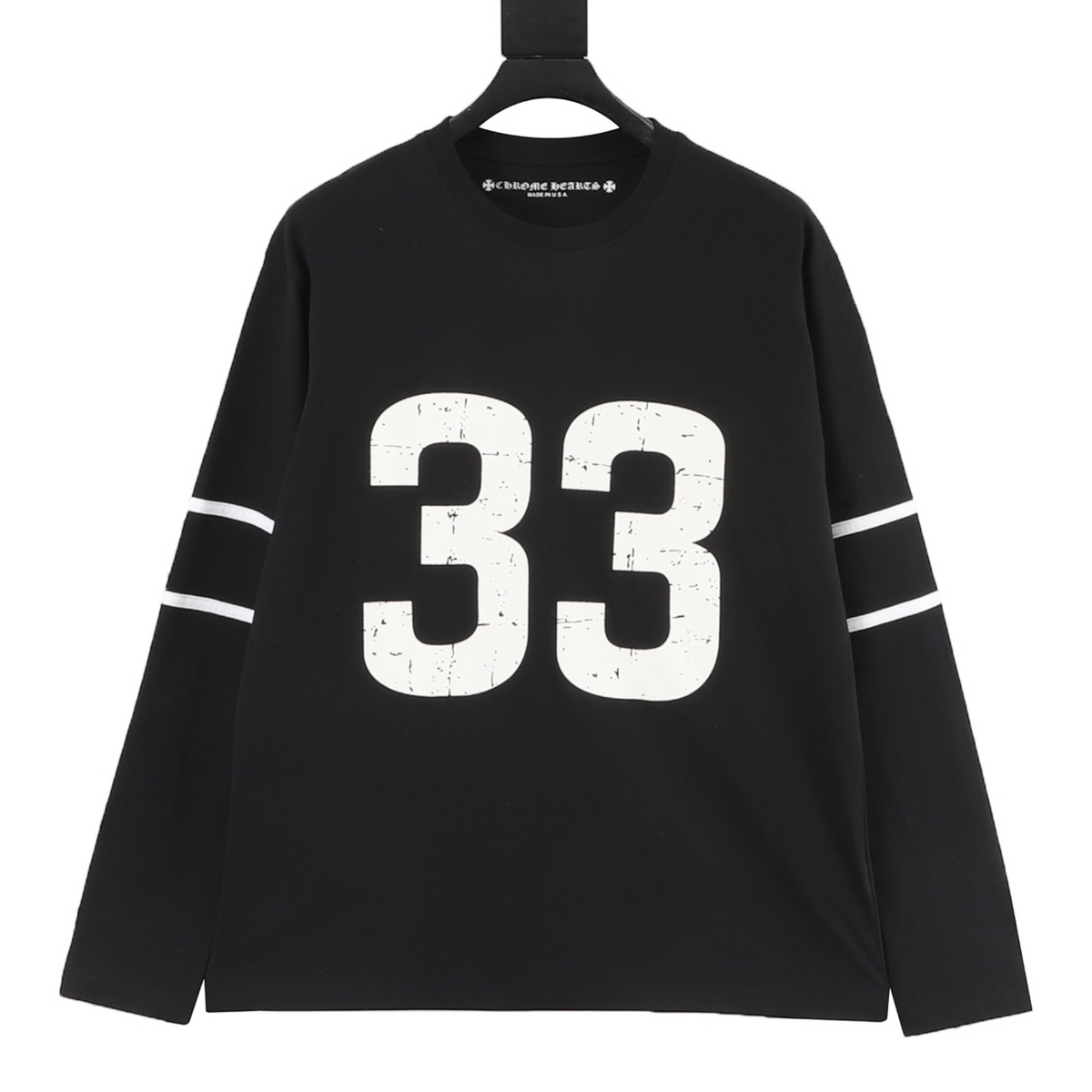 33 Horseshoe Logo Long Sleeve T-Shirt Black