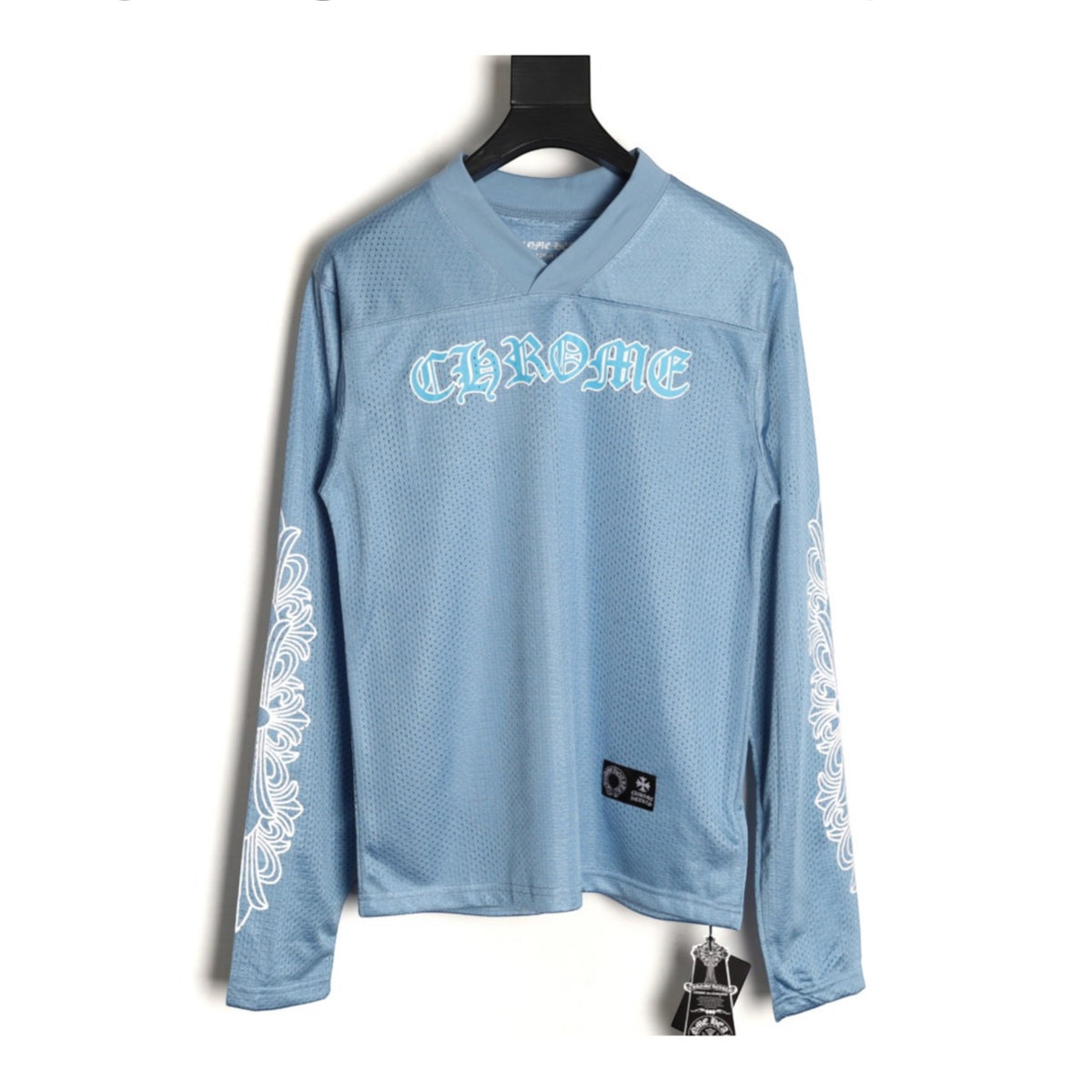 Sports Mesh Warm Up Jersey Blue