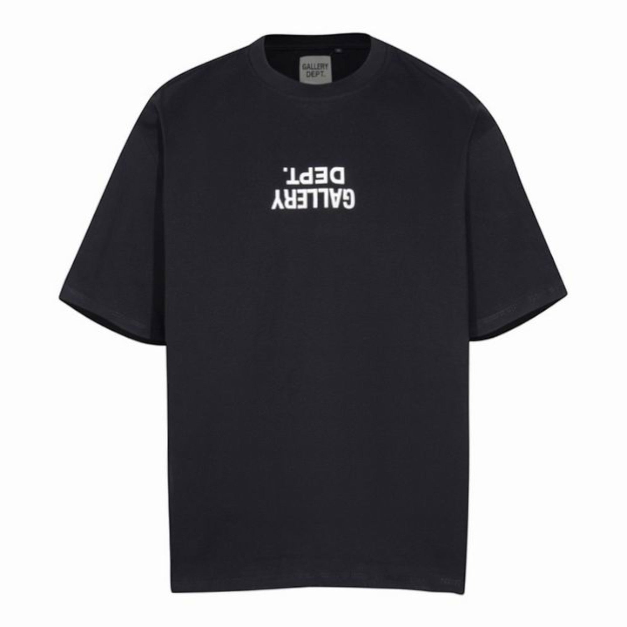 Upside Down Logo Washed Black