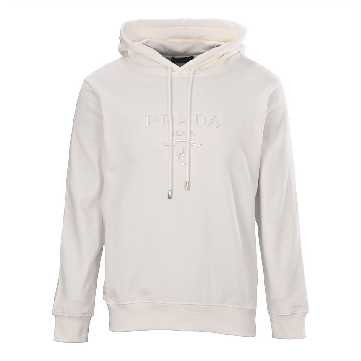 Milano Embroidered Logo White