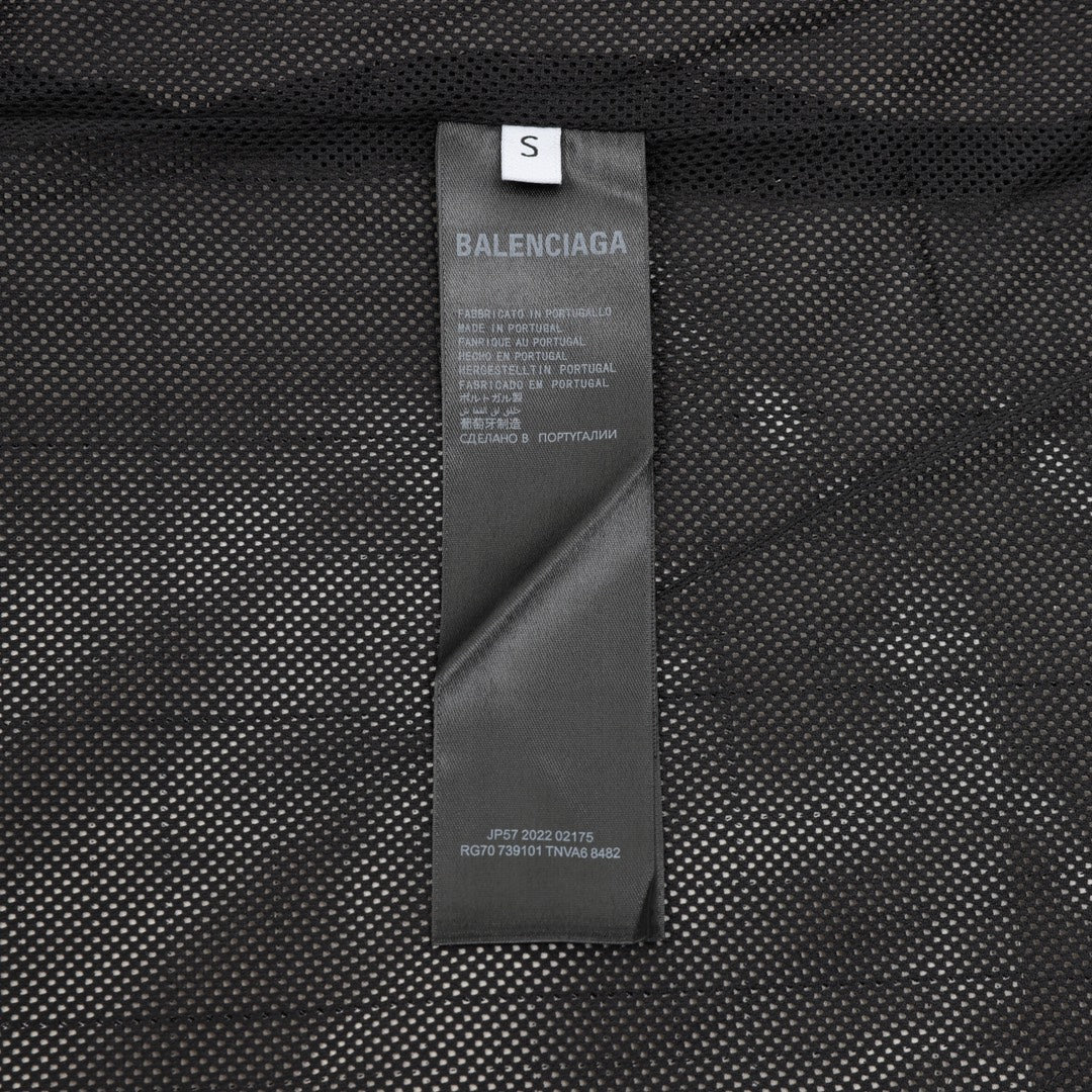 Checkered Half-Zip Anorak Cream