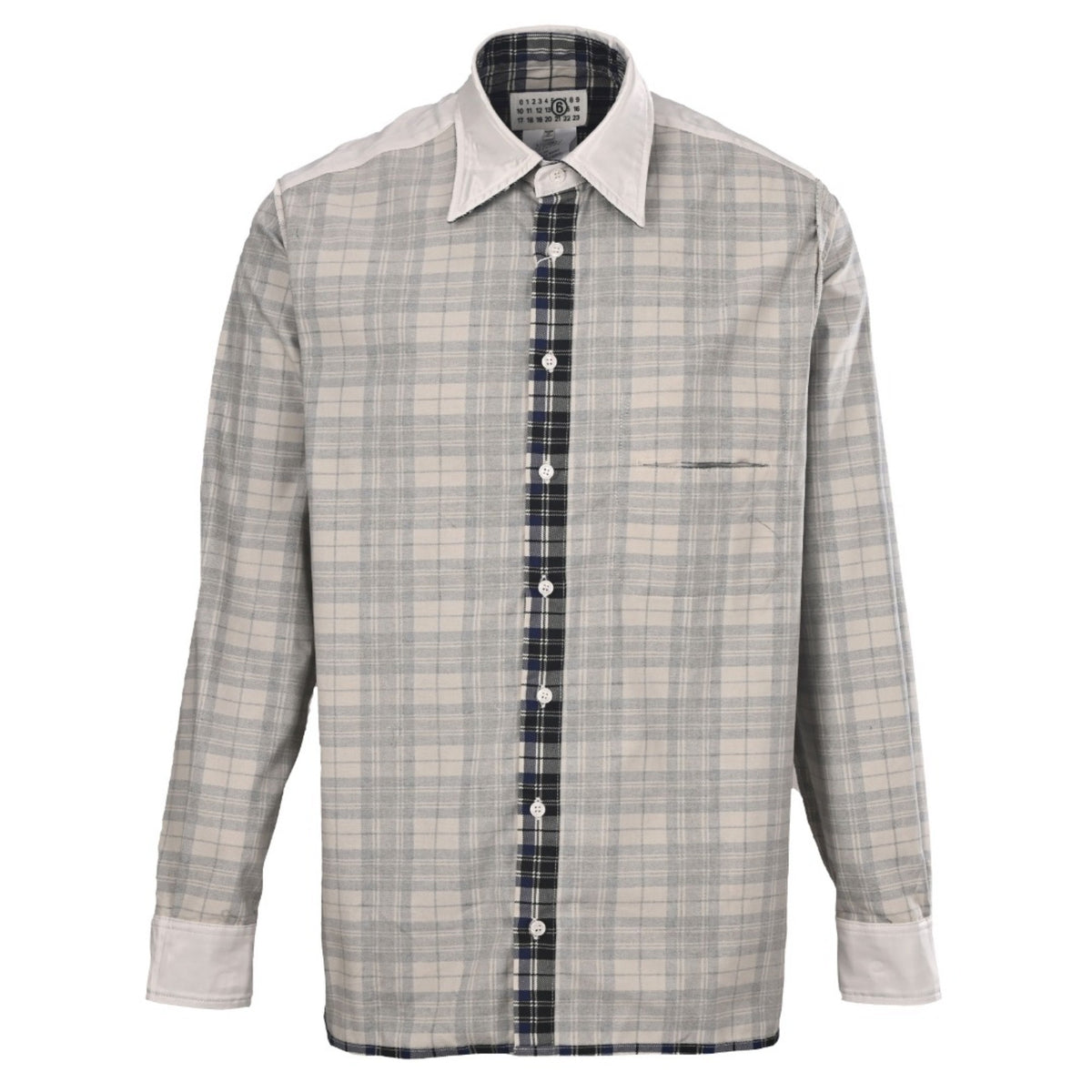 Reversible Plaid Check Black & White