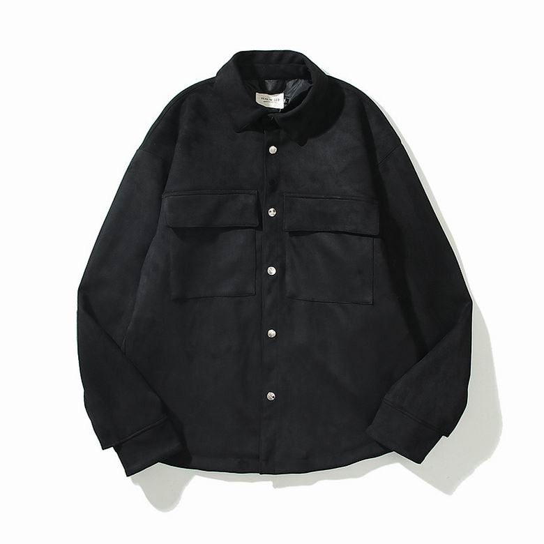 Tooling Suede Shirt Jacket
