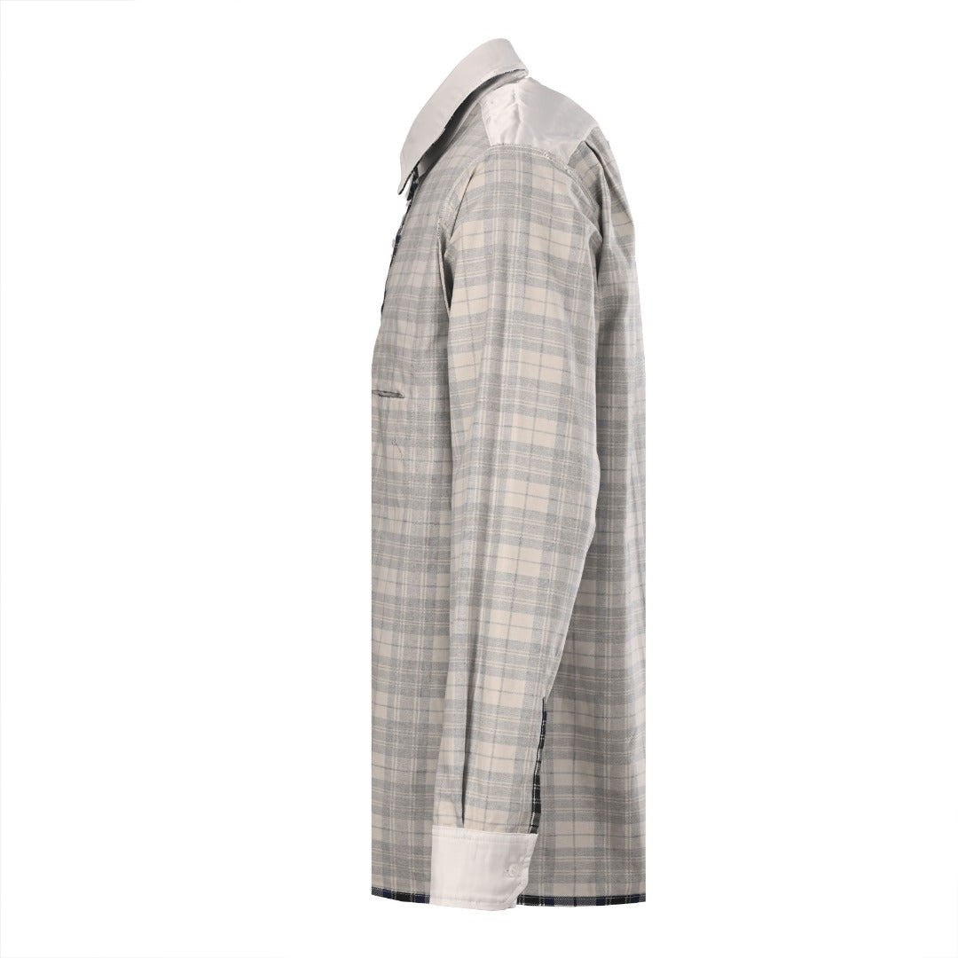 Reversible Plaid Check Black & White