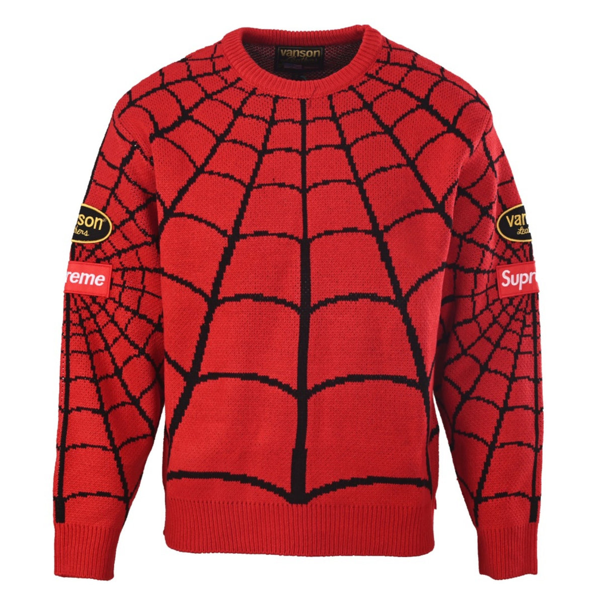 Spider-Man x Vanson Leathers Red