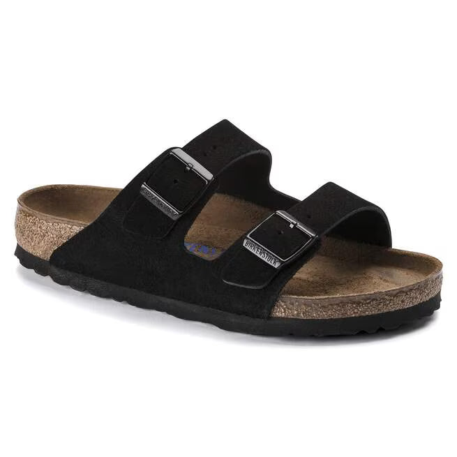 Birkenstock Arizona Soft Footbed Suede Black