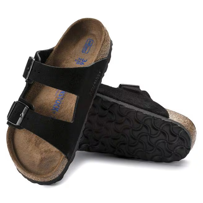 Birkenstock Arizona Soft Footbed Suede Black