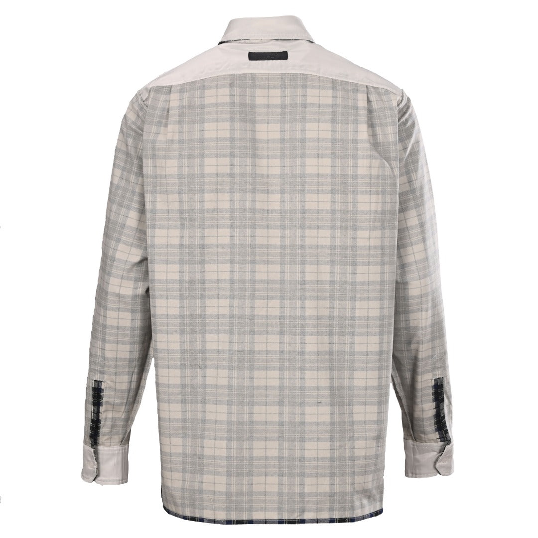 Reversible Plaid Check Black & White