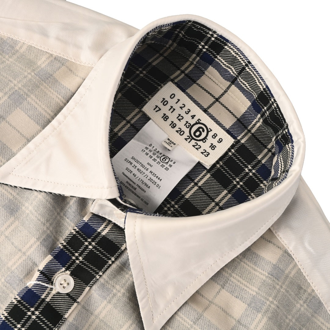 Reversible Plaid Check Black & White