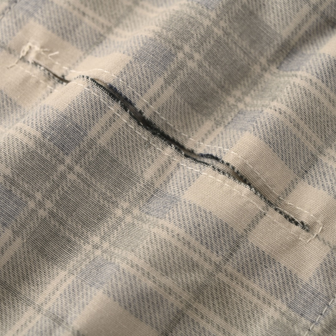 Reversible Plaid Check Black & White