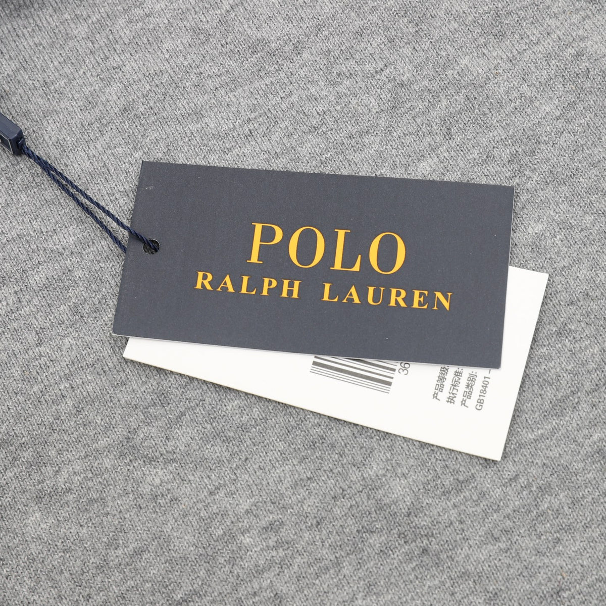 Cotton Polo-Collar Jumper Andover Heather
