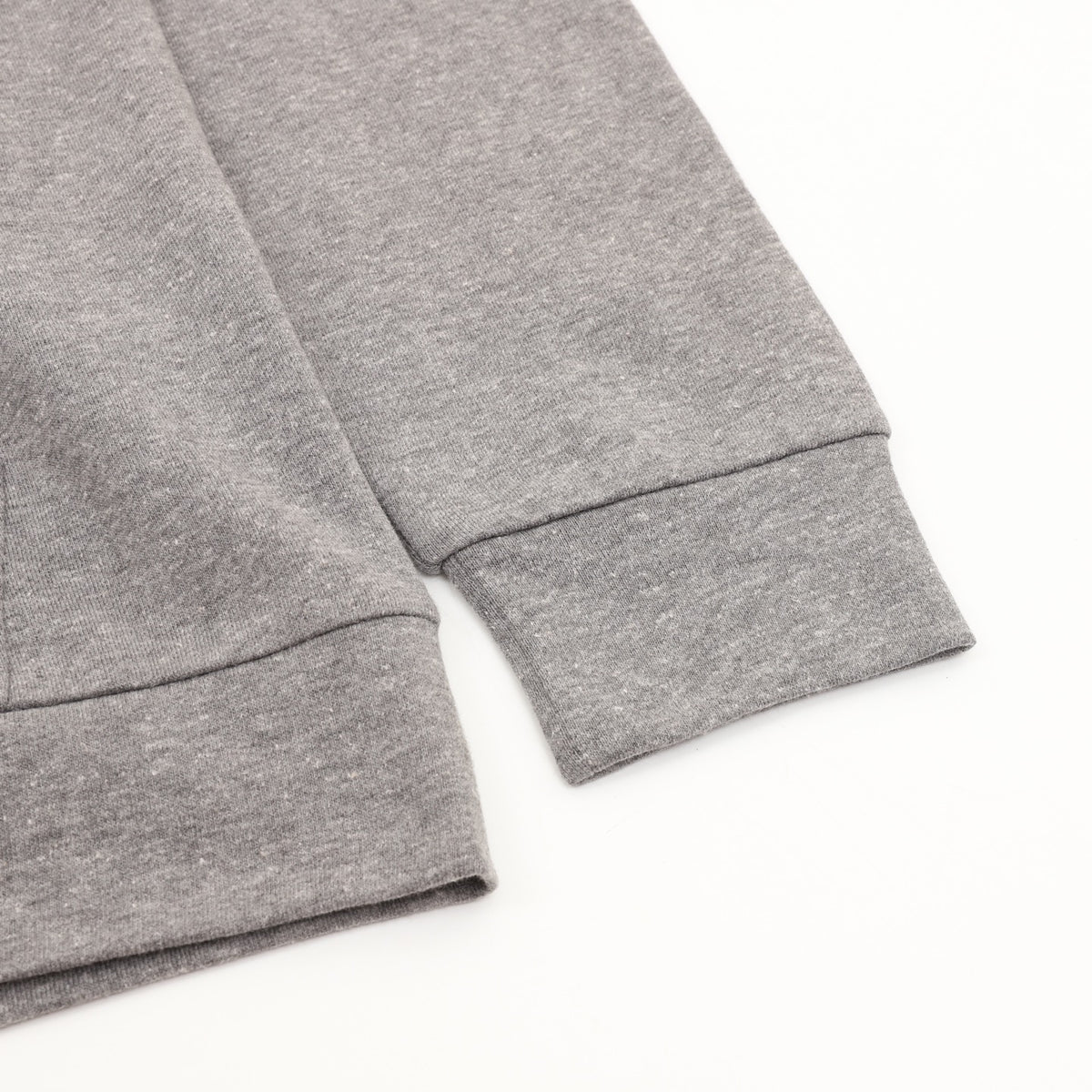 Gothic Logo Zip-Up Hoodie Grey