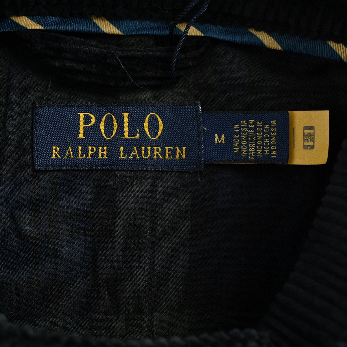 Stretch Corduroy Jacket Navy Blue