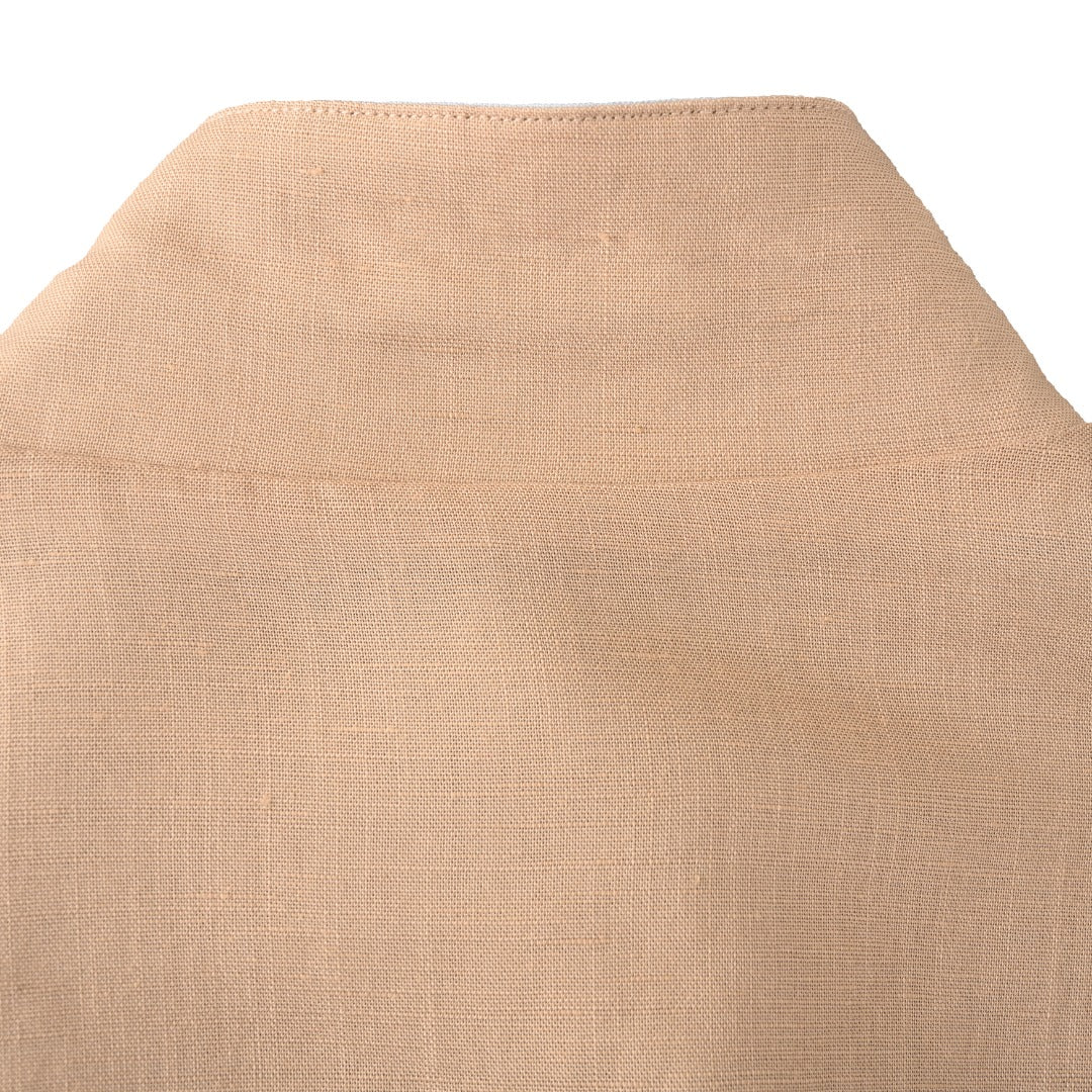 Reversible Linen Bomber Grain Beige