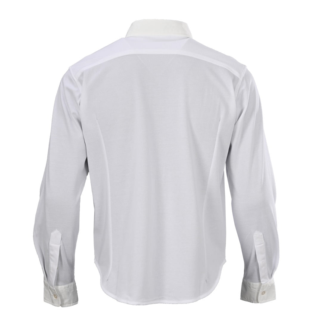 Crest Embroidered White