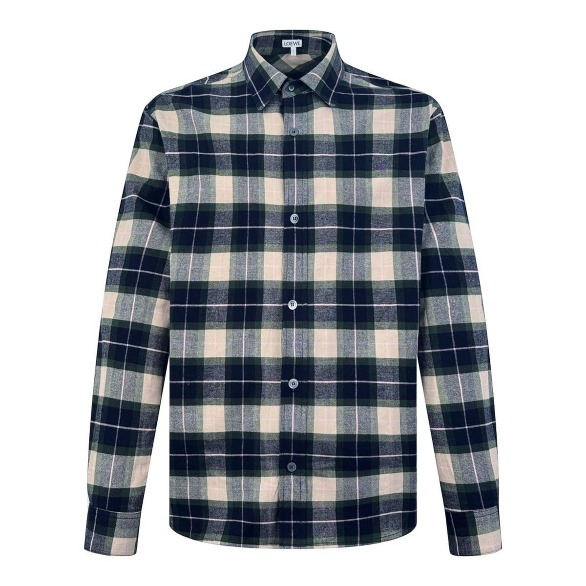 Check Overshirt Green Multi