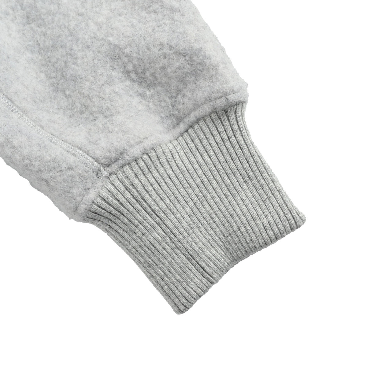 Textured Fleece Varsity Light Grey