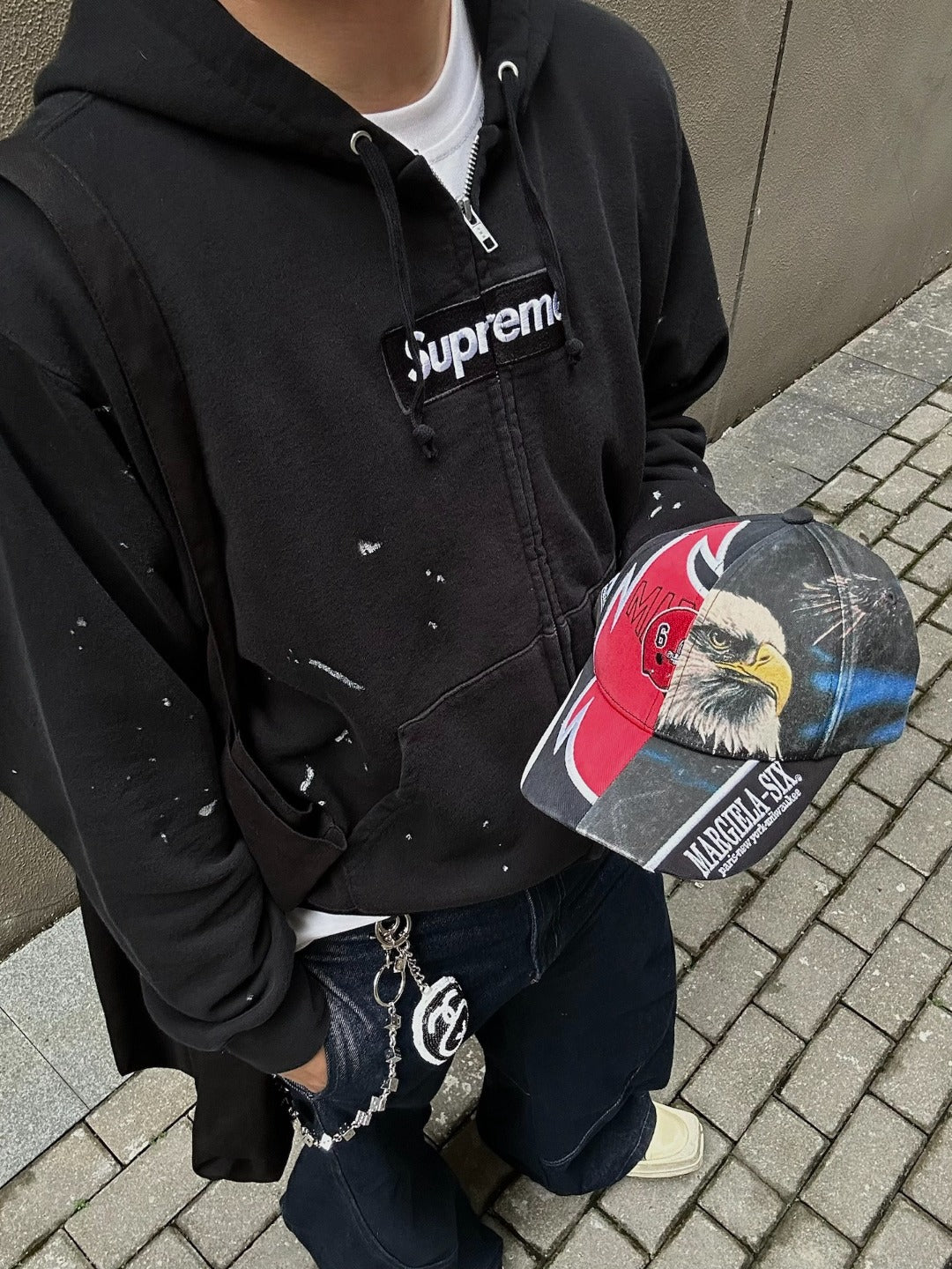 Box Logo x MM6 Black