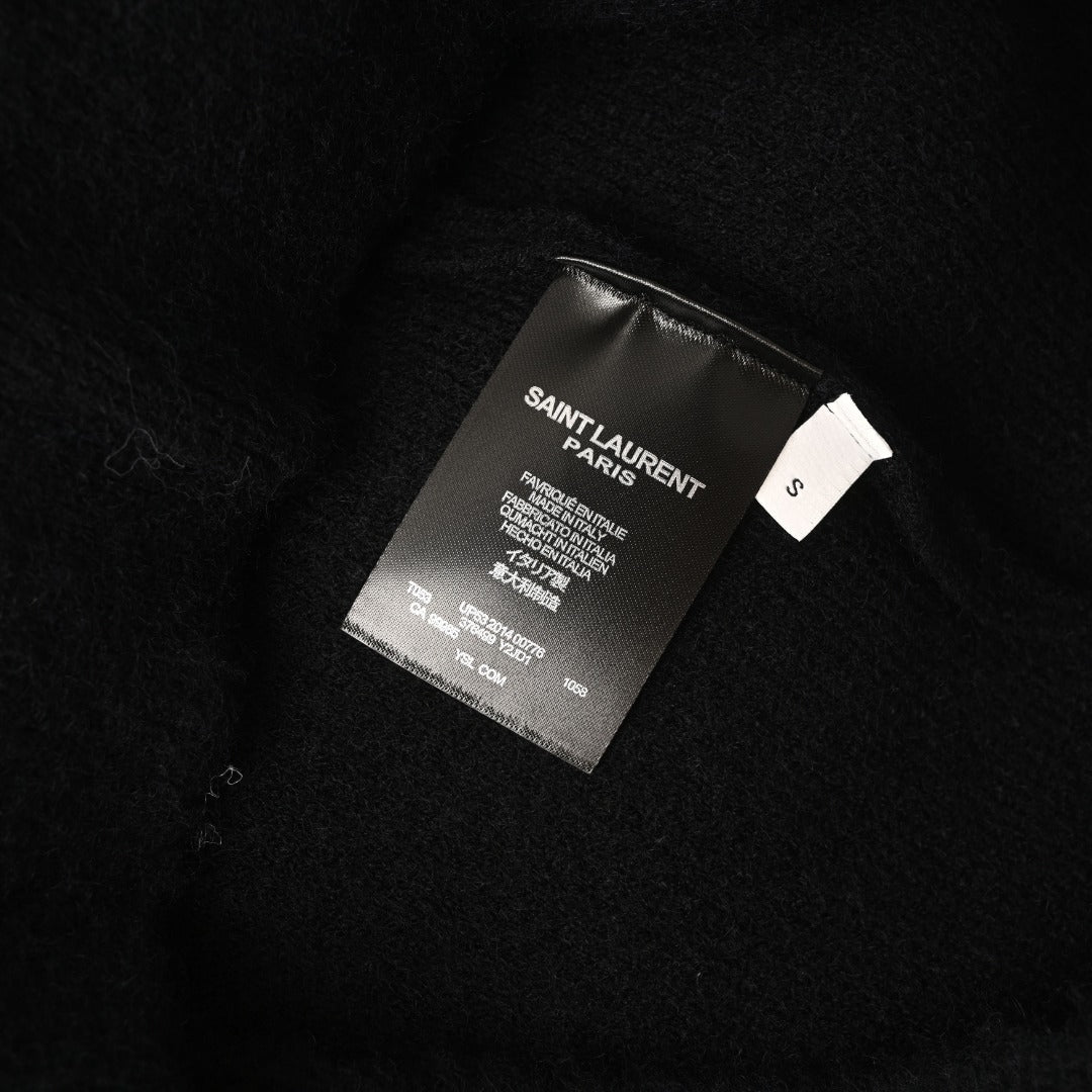 Sweat 90's Jacquard Noir & Natural