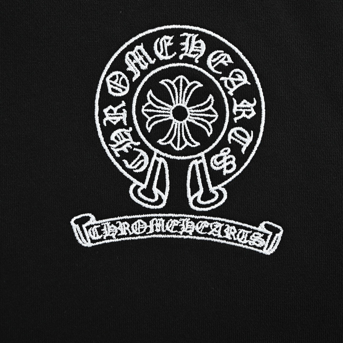 Horseshoe Logo Hoodie Black