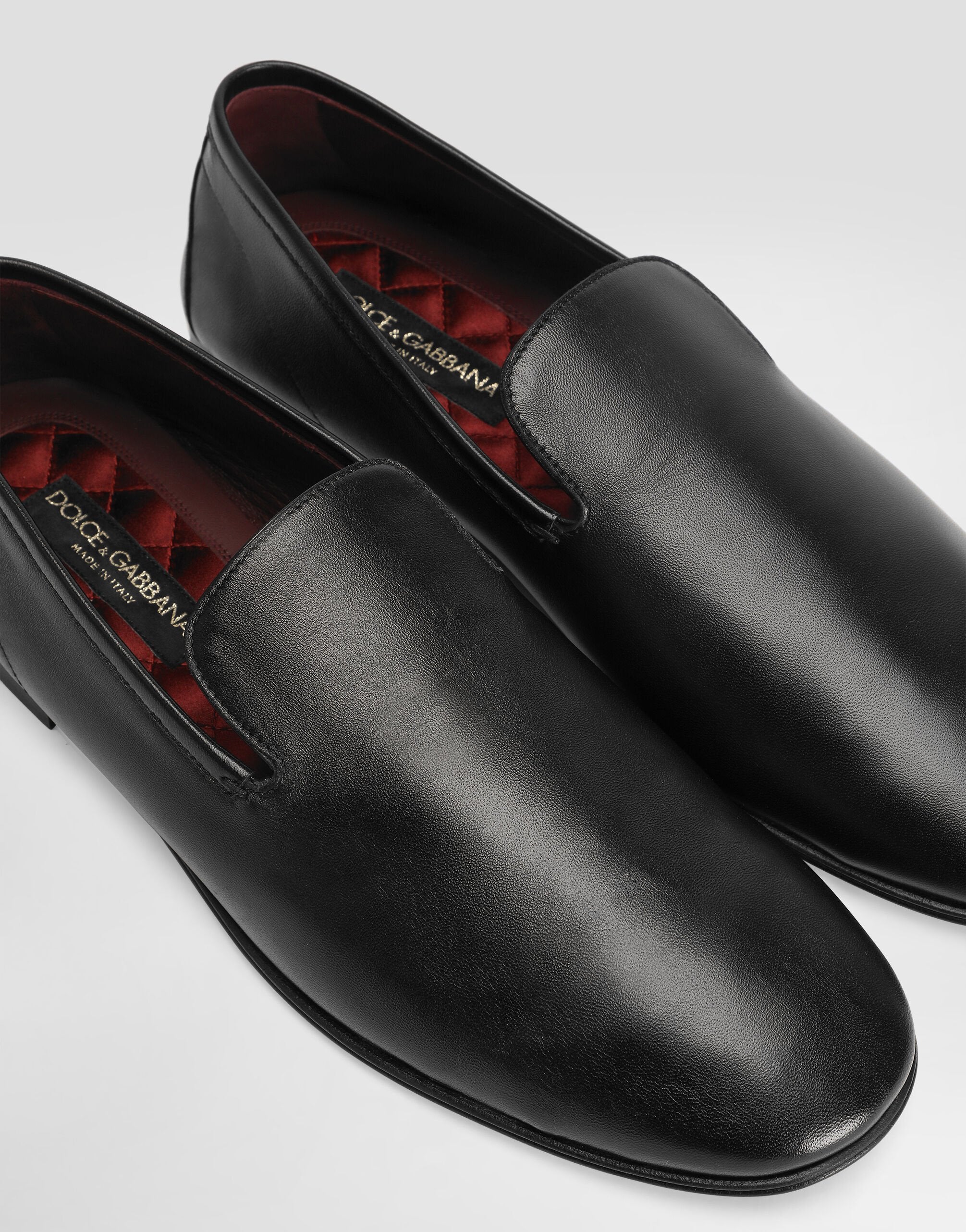 Erice Leather Loafers in Black