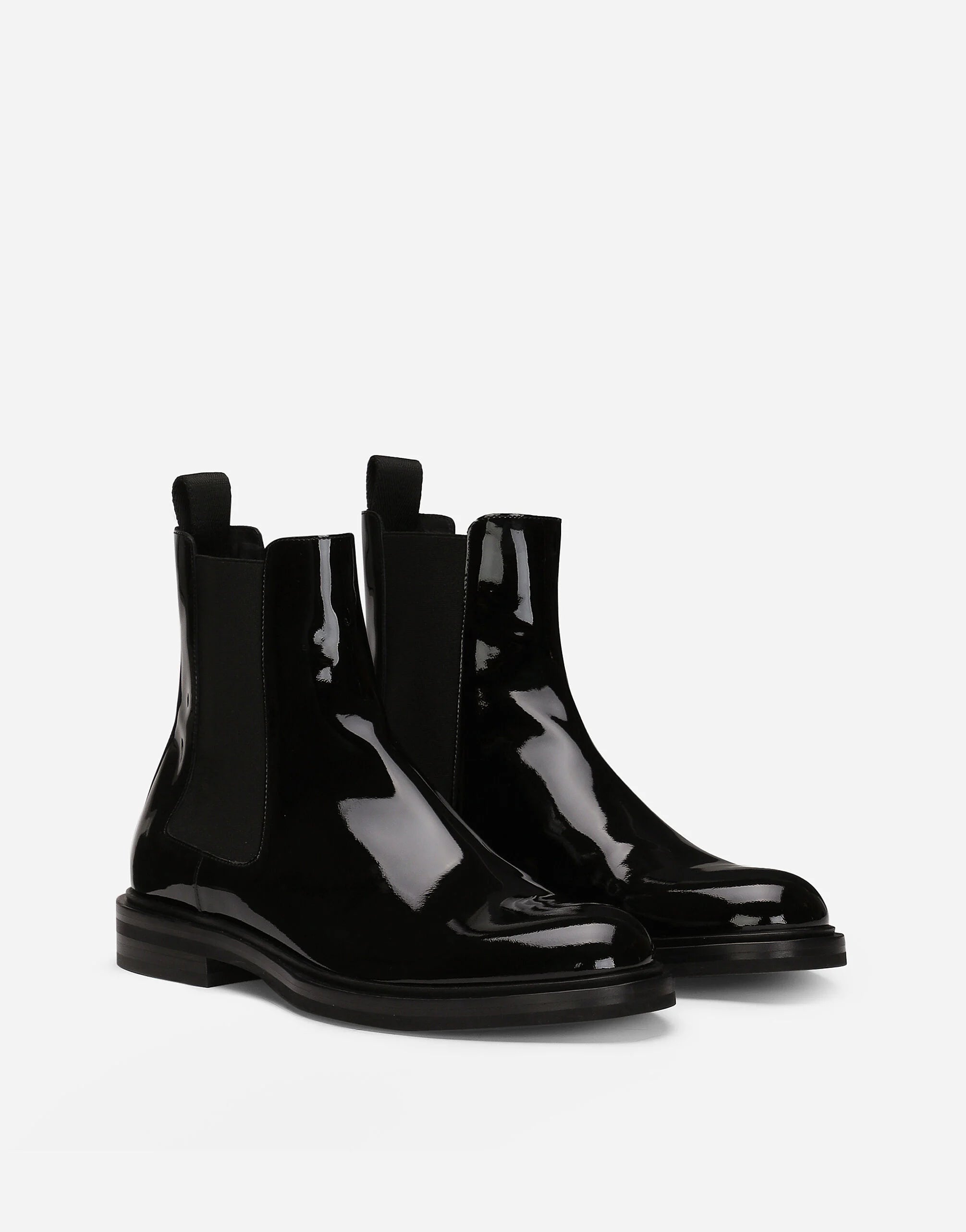 Calfskin Ankle Boots in Black