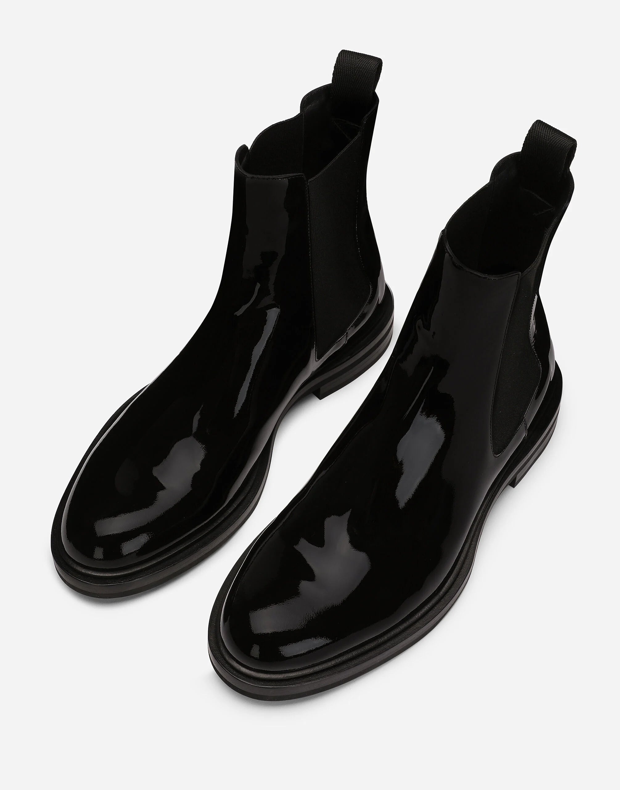Calfskin Ankle Boots in Black