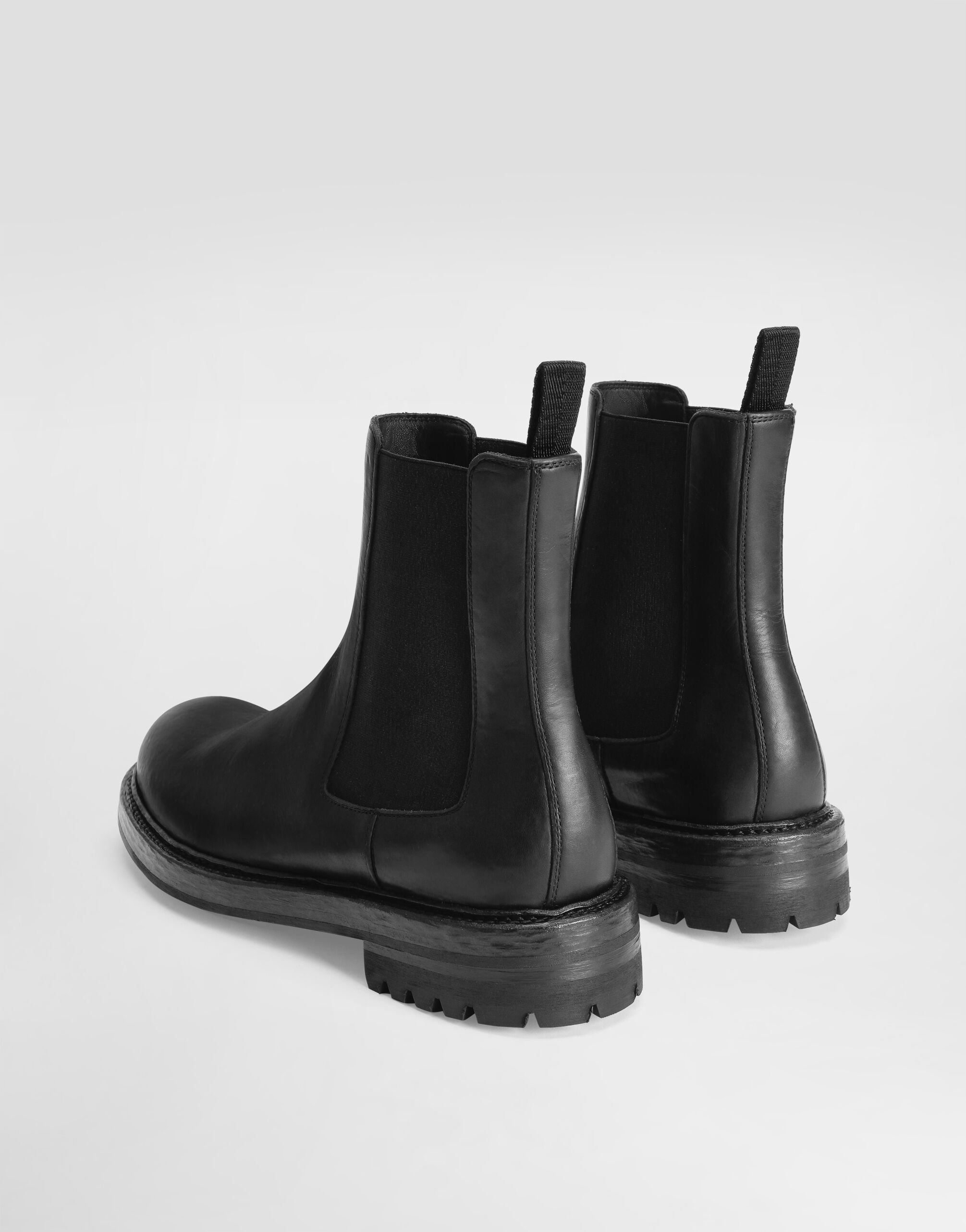 Calfskin Beatles Boots in Black