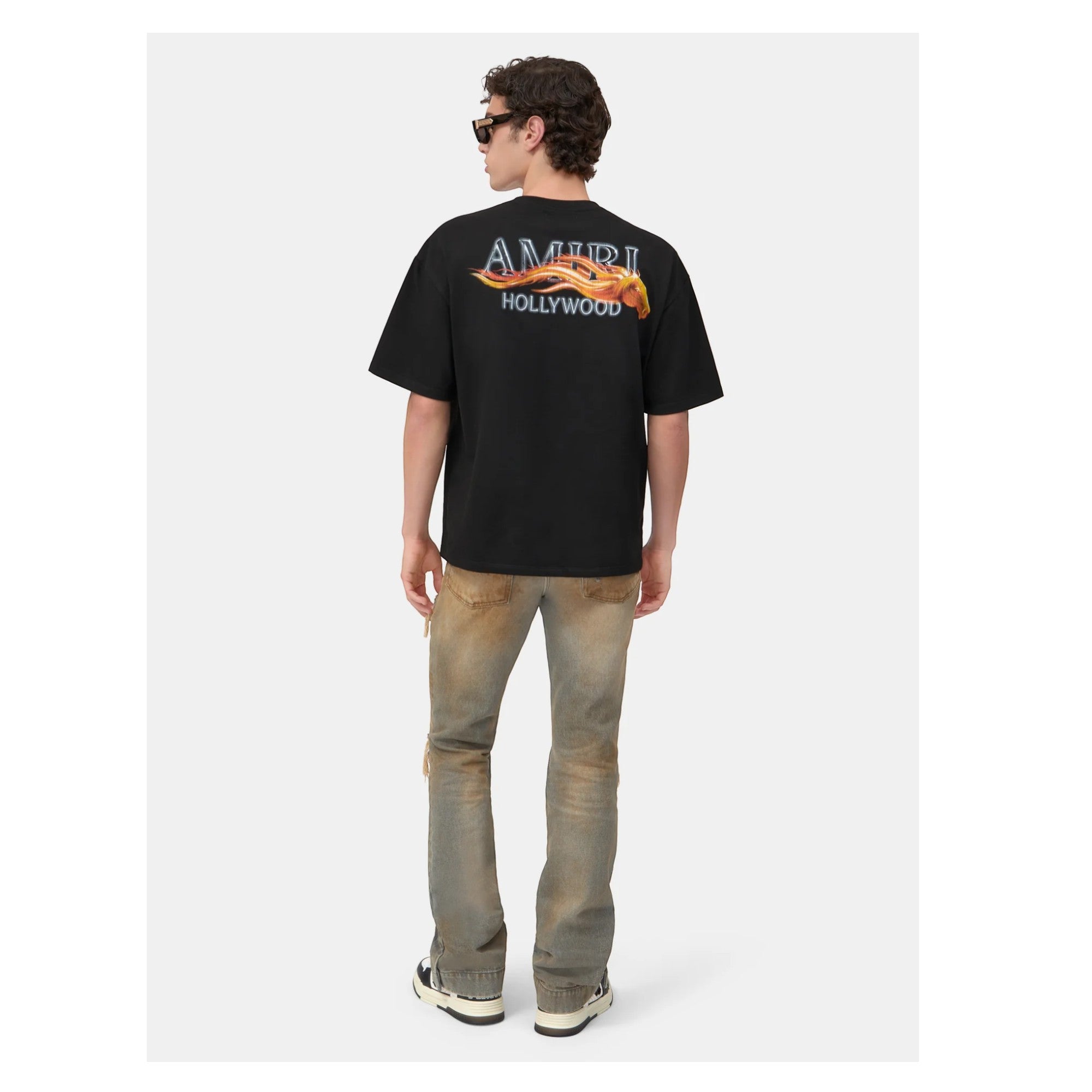 Hollywood Horse Oversized T-Shirt Black