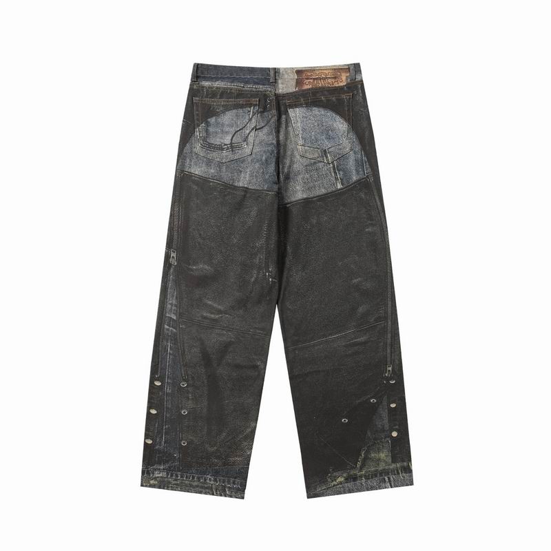 Trompe L'œil Faux Chaps Blue/Black