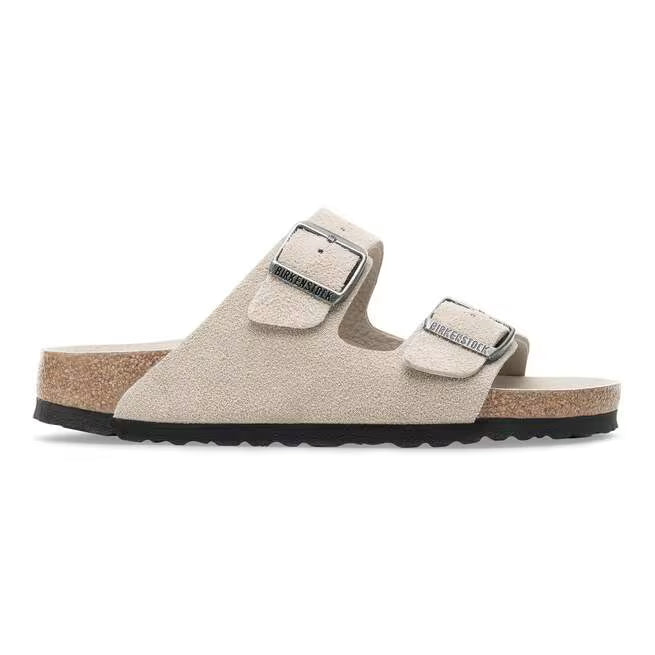 Birkenstock Arizona Soft Footbed Suede Oyster