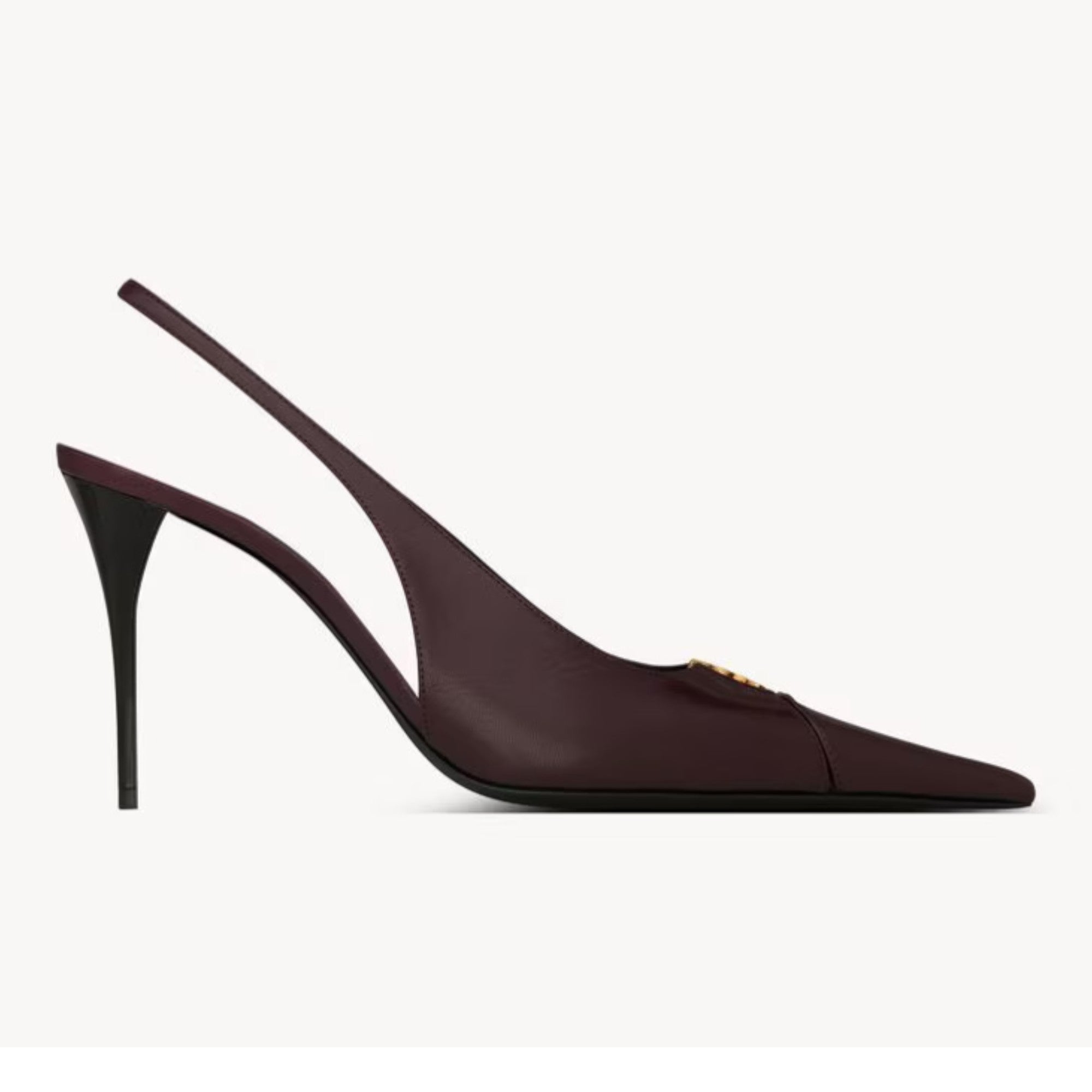 Babylone Breteuil Slingback Pumps Burgundy