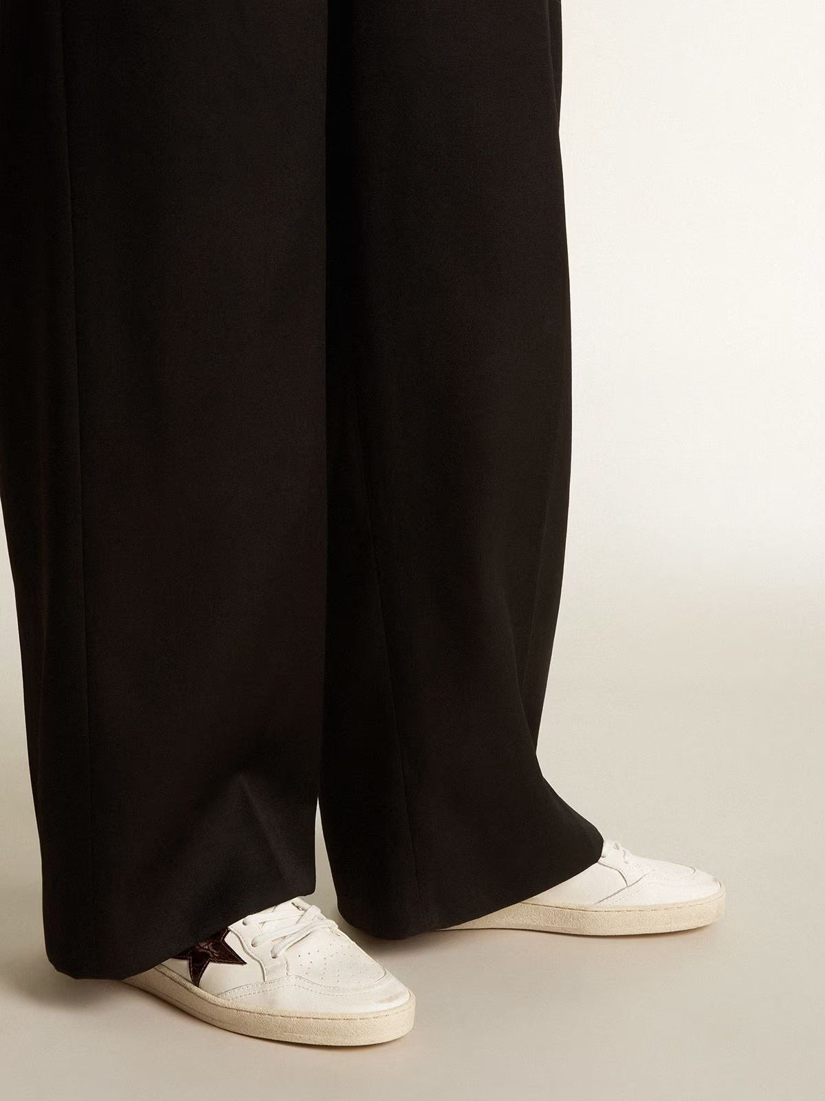 Ball Star Sneakers White / Burgundy / Gold