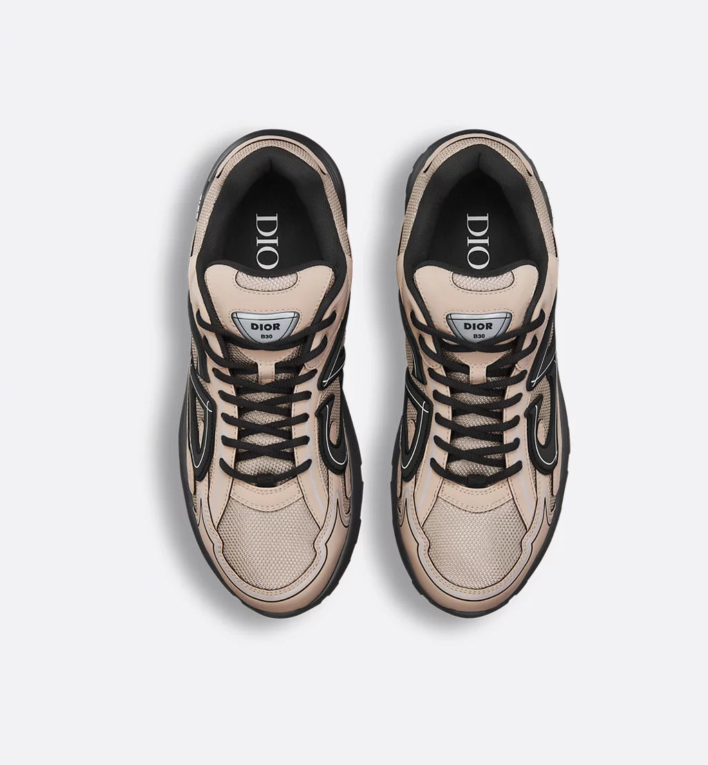 Dior B30 Countdown Sneakers Beige Technical Mesh