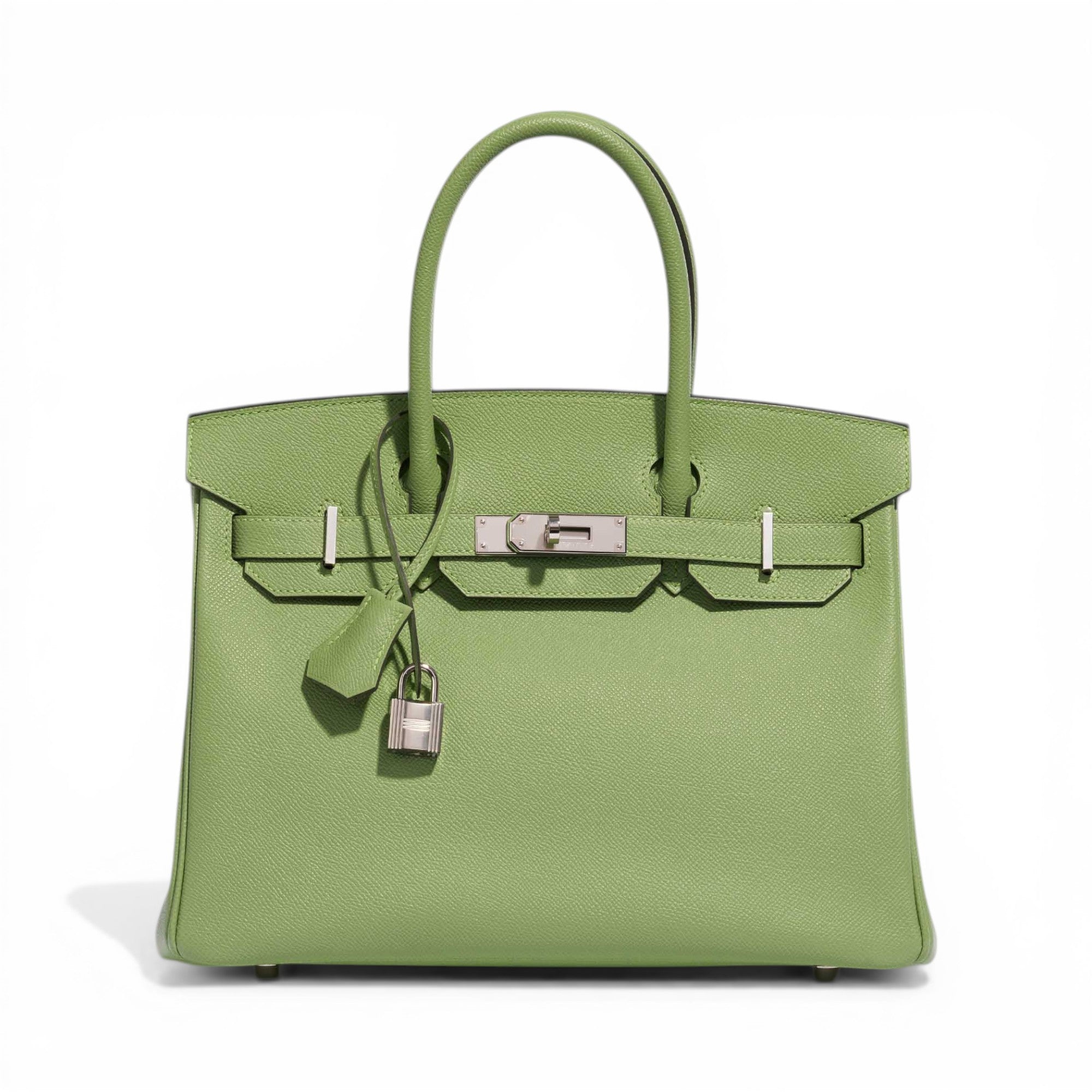 Vert Criquet Epsom Leather