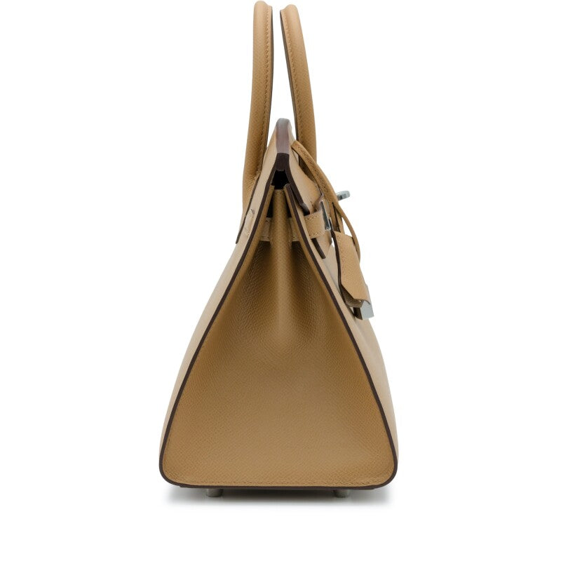 Biscuit Epsom Leather Palladium Hardware