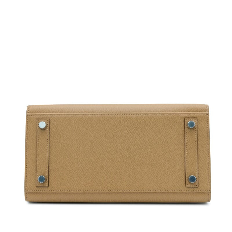 Biscuit Epsom Leather Palladium Hardware