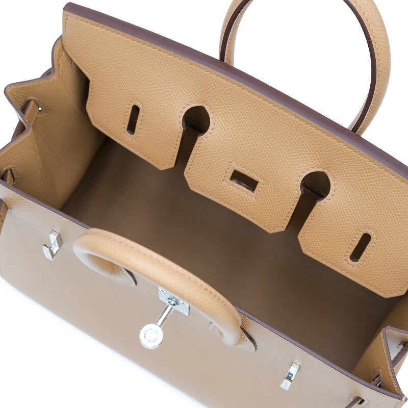 Biscuit Epsom Leather Palladium Hardware