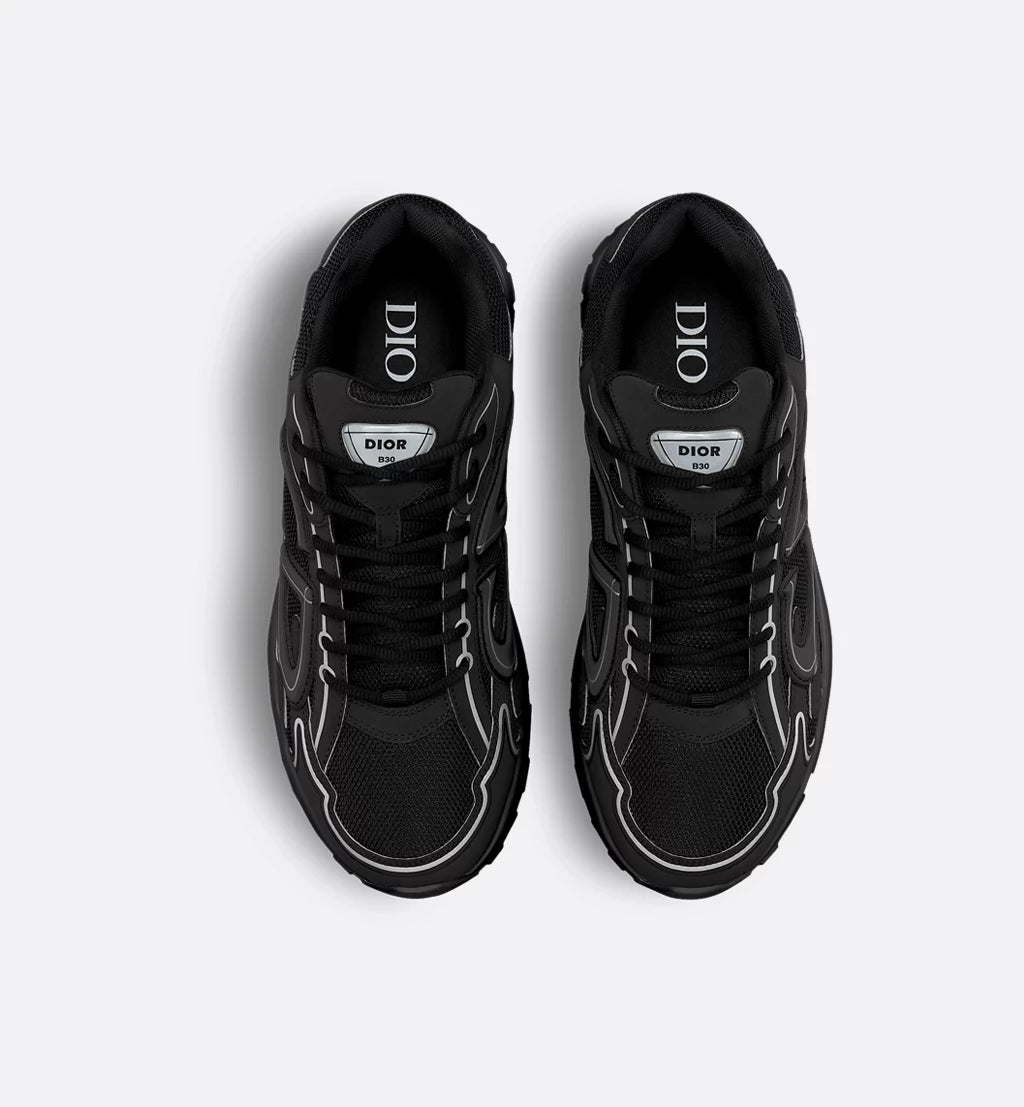 Dior B30 Countdown Sneakers Black Technical Mesh