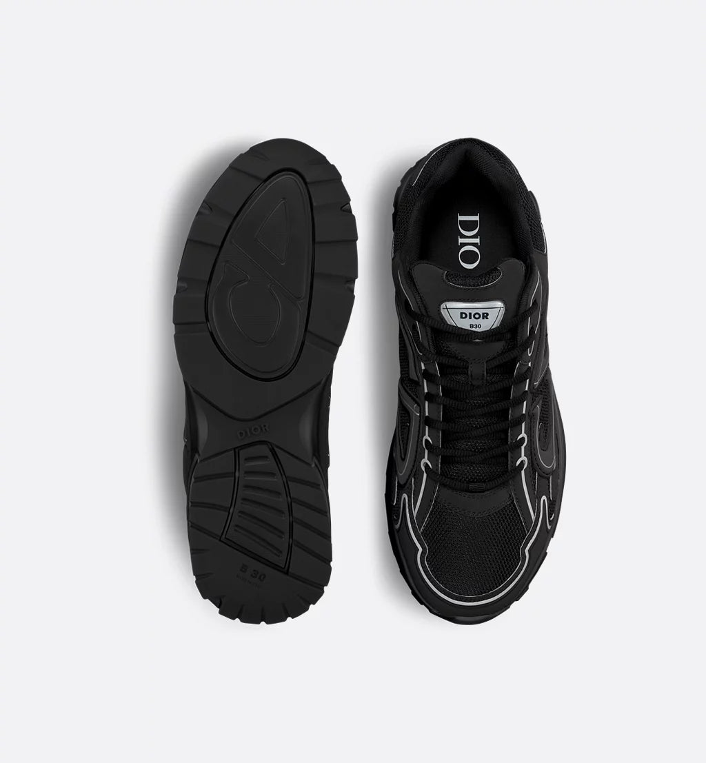 Dior B30 Countdown Sneakers Black Technical Mesh