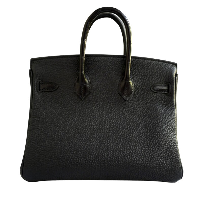 Black Togo Niloticus Crocodile Gold Hardware
