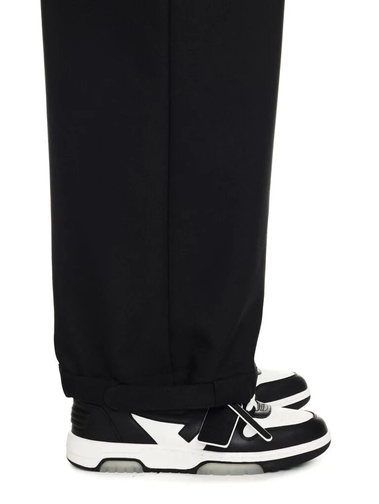Off-White Out Of Office Sneaker Black/White with Black Arrow