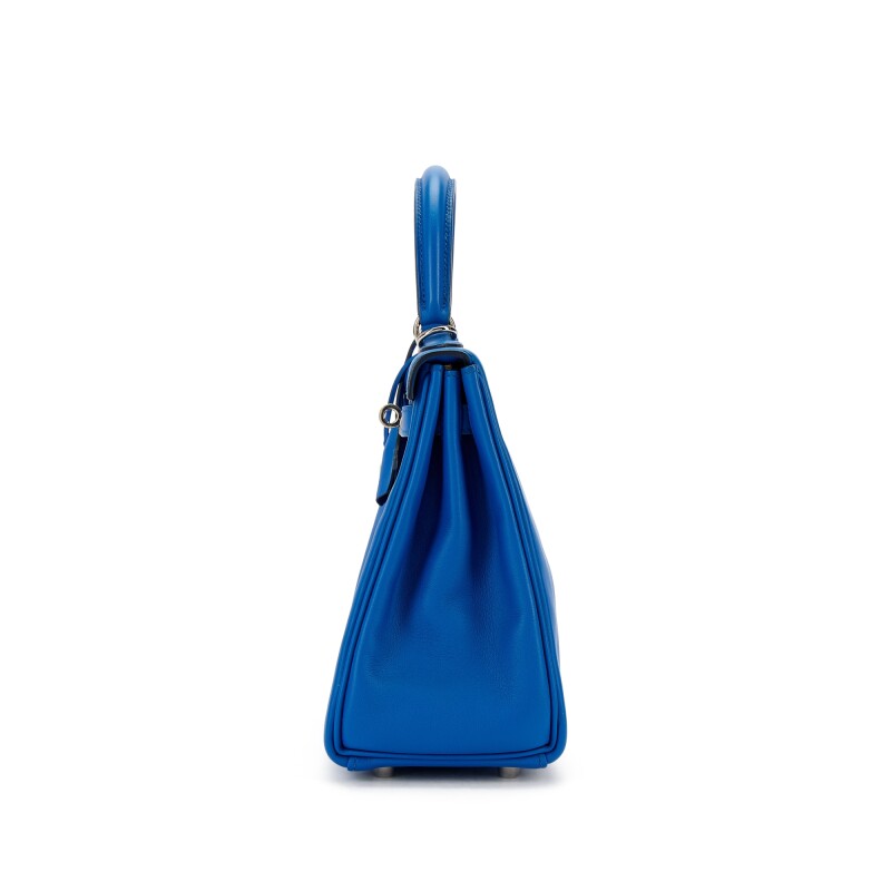 Bleu France Swift Leather Palladium Hardware
