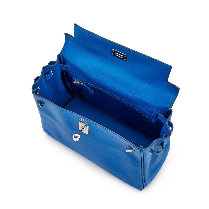 Bleu France Swift Leather Palladium Hardware