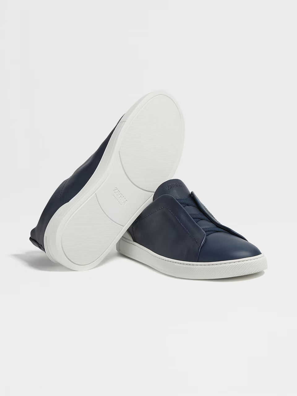 Zegna Blue Triple Stitch™ SECONDSKIN Sneakers